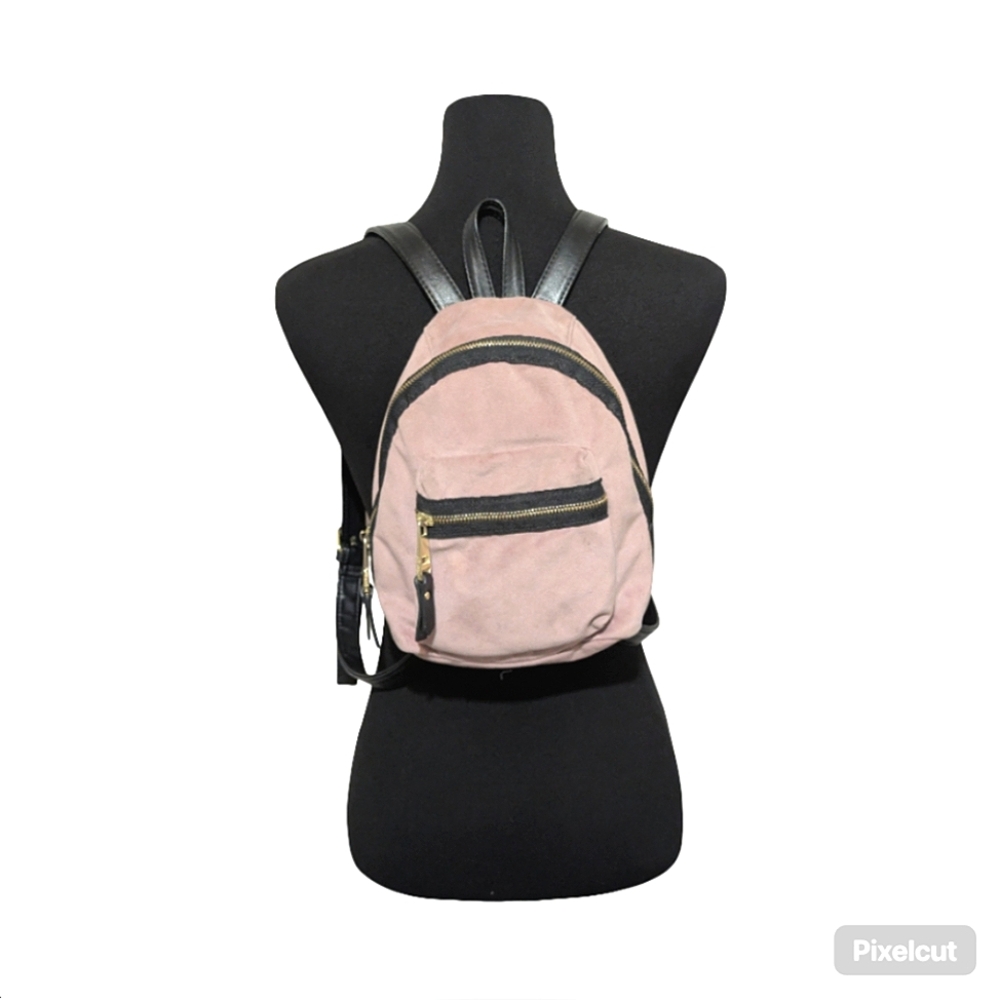 Madden Girl Blush Velvet Mini Backpack